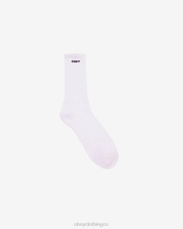 accesorios blanco 8RB6X483 OBEY hombres calcetines atrevidos
