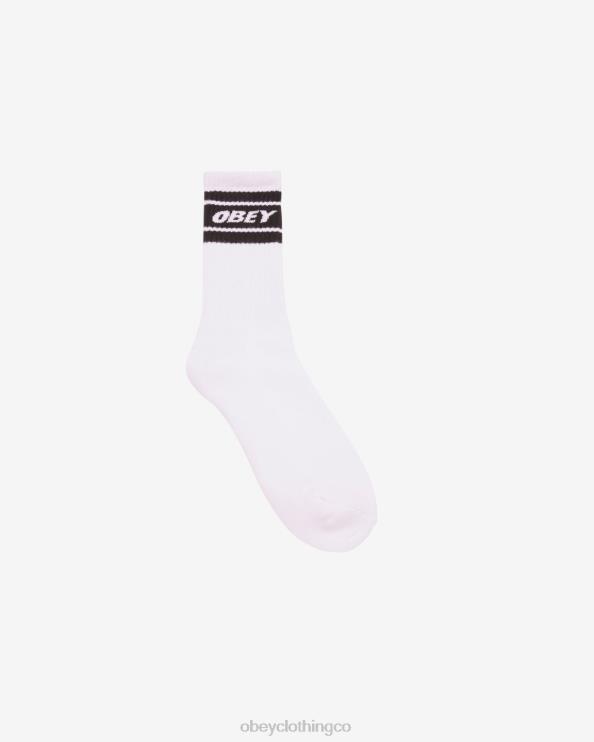 accesorios blanco negro 8RB6X486 OBEY hombres calcetines cooper ii