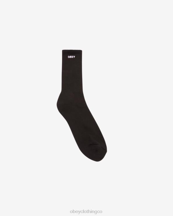 accesorios negro 8RB6X480 OBEY hombres calcetines atrevidos