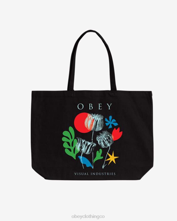 accesorios negro 8RB6X497 OBEY hombres flores papeles tijeras