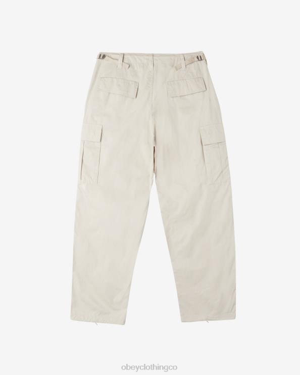 ropa Gris plateado 8RB6X30 OBEY hombres pantalones cargo big timer