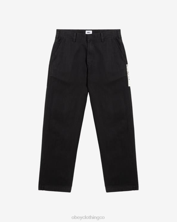 ropa antracita 8RB6X22 OBEY hombres pantalón de carpintero poster
