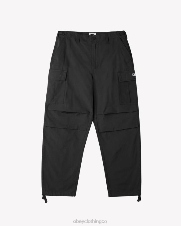 ropa negro 8RB6X56 OBEY hombres pantalón cargo antidesgarro