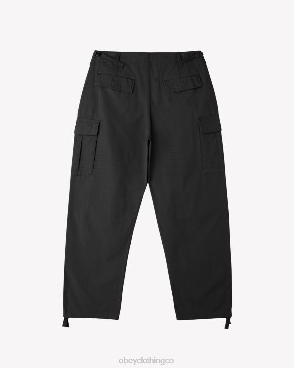 ropa negro 8RB6X56 OBEY hombres pantalón cargo antidesgarro