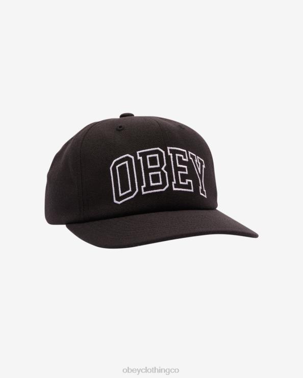 accesorios negro 8RB6X457 OBEY hombres panel de la academia 6