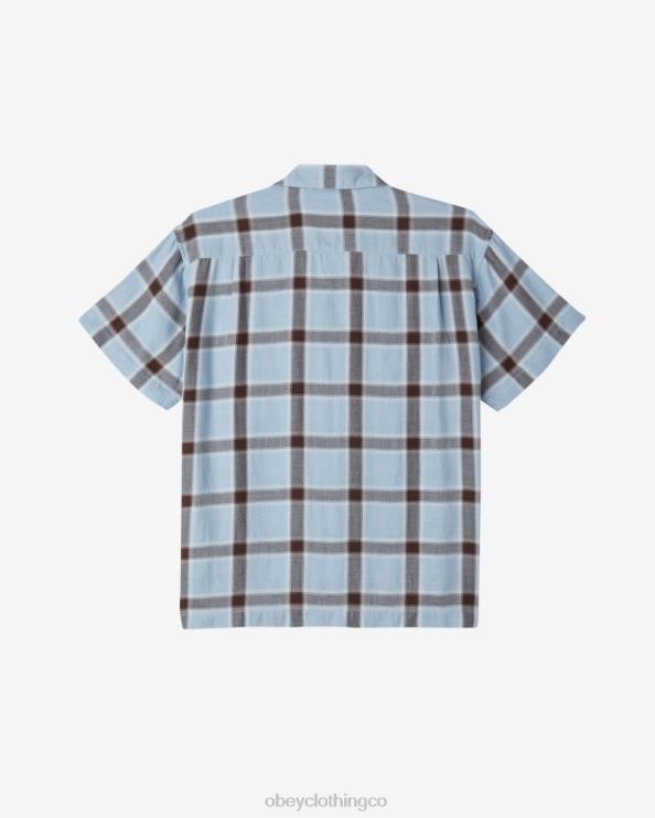 ropa bueno gris multi 8RB6X134 OBEY hombres camisa ambiental