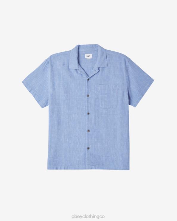 ropa hortensia 8RB6X138 OBEY hombres camisa de plumas