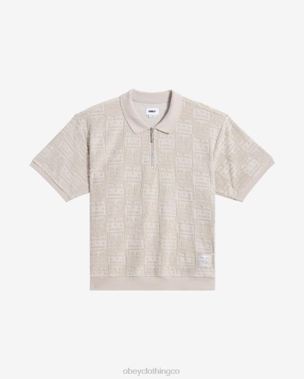 ropa Gris plateado 8RB6X114 OBEY hombres polo carter terry