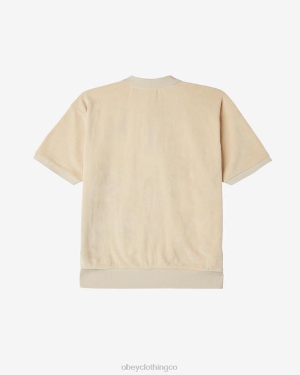 ropa gris ostra 8RB6X120 OBEY hombres polo dentón