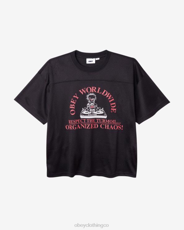ropa negro 8RB6X112 OBEY hombres jersey de malla bigwig vero