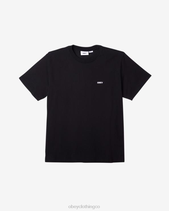 ropa negro 8RB6X97 OBEY hombres est. trabaja camiseta atrevida