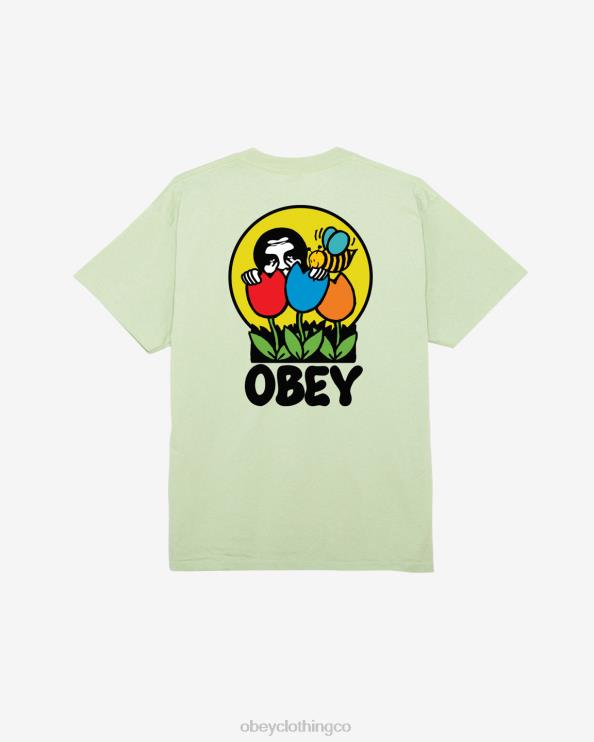 ropa pepino 8RB6X297 OBEY hombres estaba aquí camiseta clásica