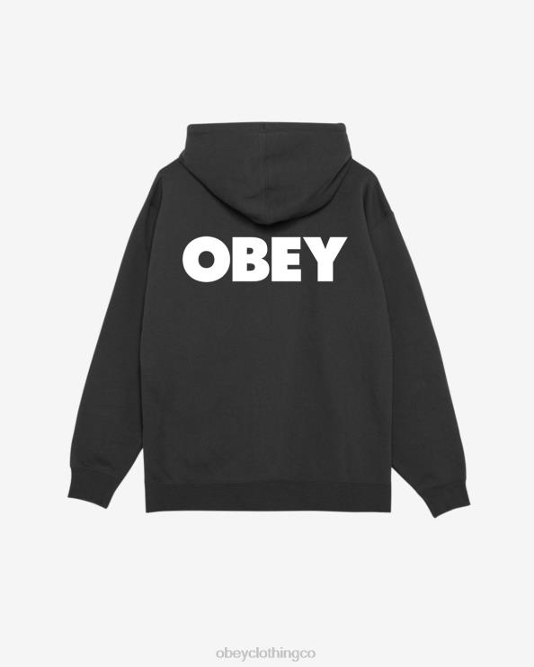 ropa negro 8RB6X164 OBEY hombres jersey grueso y atrevido
