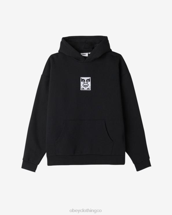 ropa negro 8RB6X181 OBEY hombres jersey icon extraheavy ii
