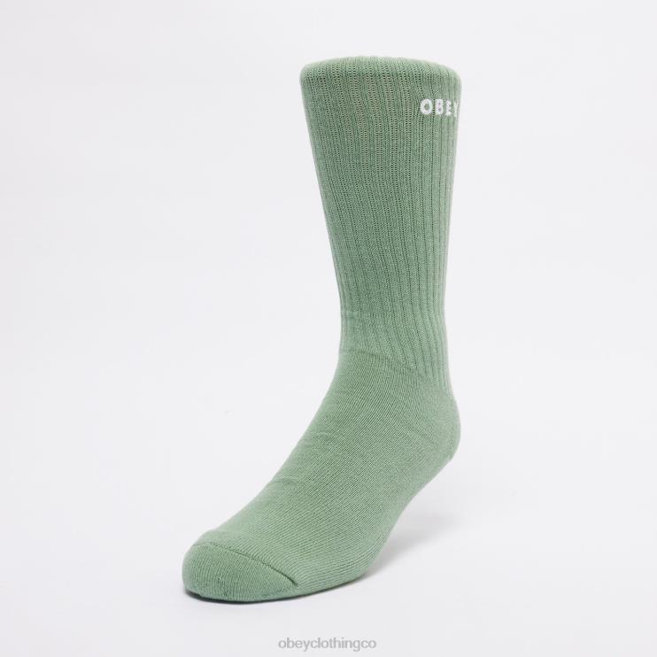 accesorios iceberg verde 8RB6X1073 OBEY hombres calcetines atrevidos