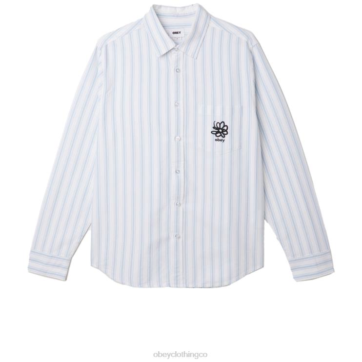 ropa bueno gris multi 8RB6X777 OBEY hombres camisa de lucas