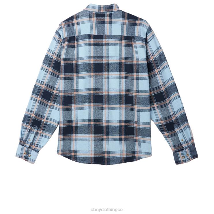 ropa cielo despejado multi 8RB6X780 OBEY hombres camisa alex
