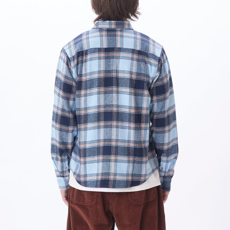 ropa cielo despejado multi 8RB6X780 OBEY hombres camisa alex