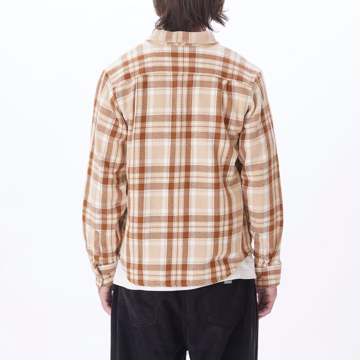 ropa crema irlandesa multi 8RB6X757 OBEY hombres camisa fred