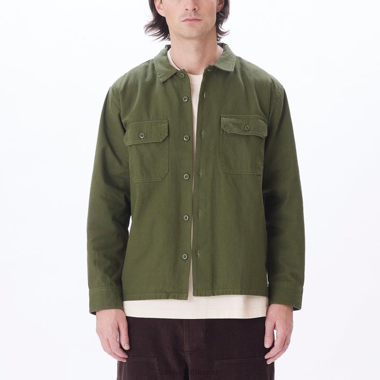 ropa ejército 8RB6X769 OBEY hombres menos camisa