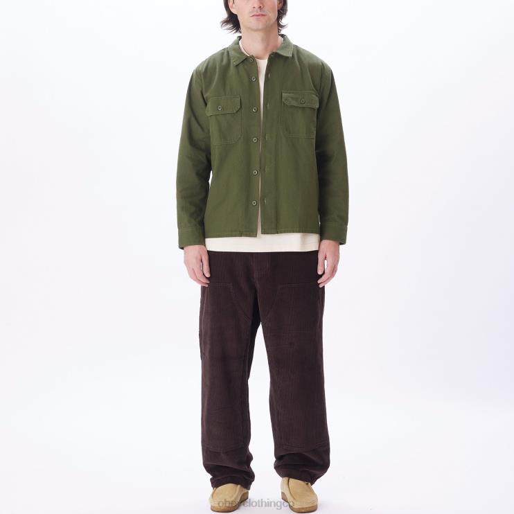 ropa ejército 8RB6X769 OBEY hombres menos camisa