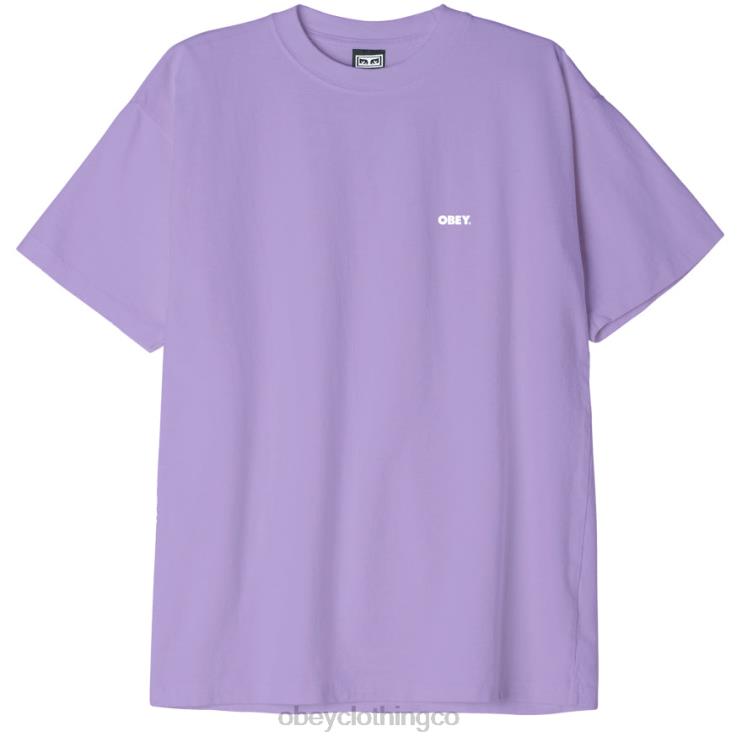 ropa lavanda digital 8RB6X862 OBEY hombres camiseta pesada negrita iii