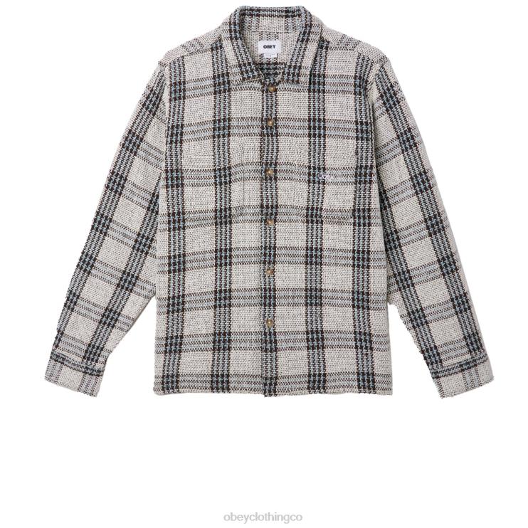 ropa multi sin blanquear 8RB6X764 OBEY hombres camisa wes