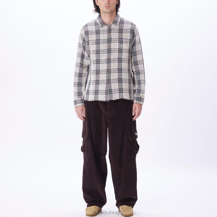ropa multi sin blanquear 8RB6X764 OBEY hombres camisa wes