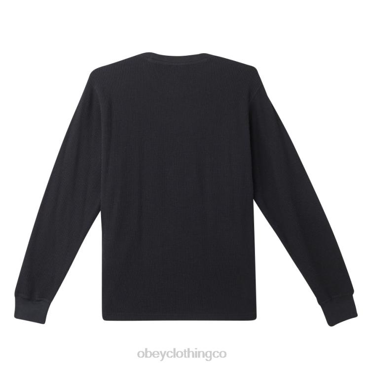 ropa negro digital 8RB6X786 OBEY hombres generacion termica