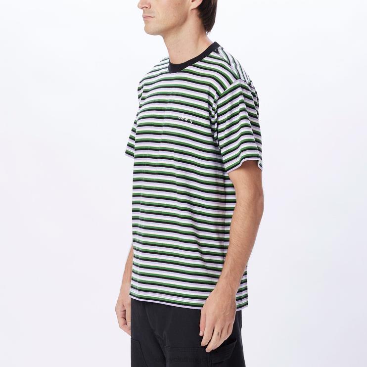ropa negro múltiple 8RB6X793 OBEY hombres camiseta tributo