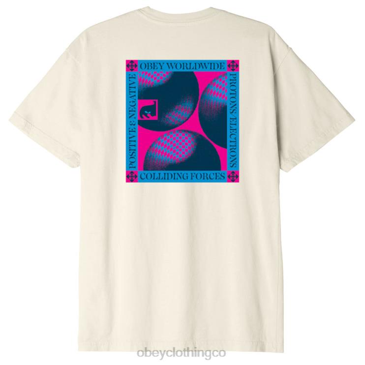ropa sagú 8RB6X846 OBEY hombres camiseta orgánica op
