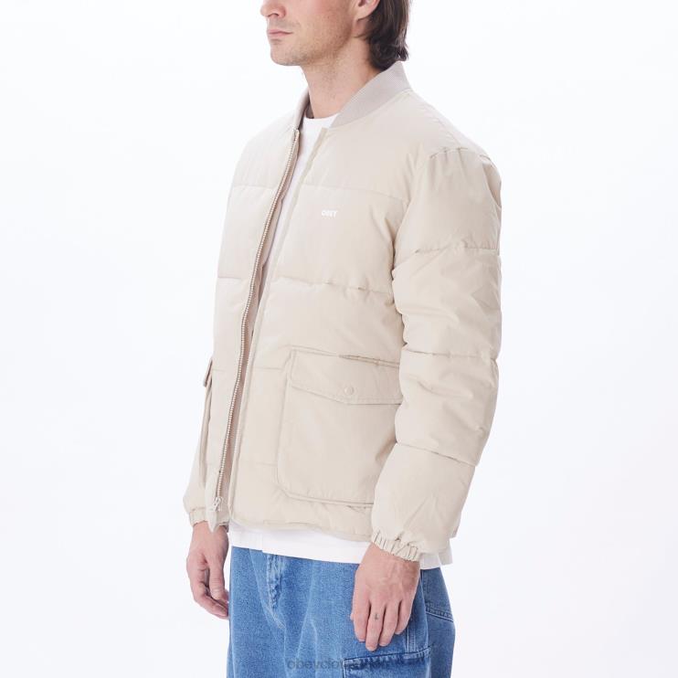 ropa Gris plateado 8RB6X824 OBEY hombres chaqueta charlie