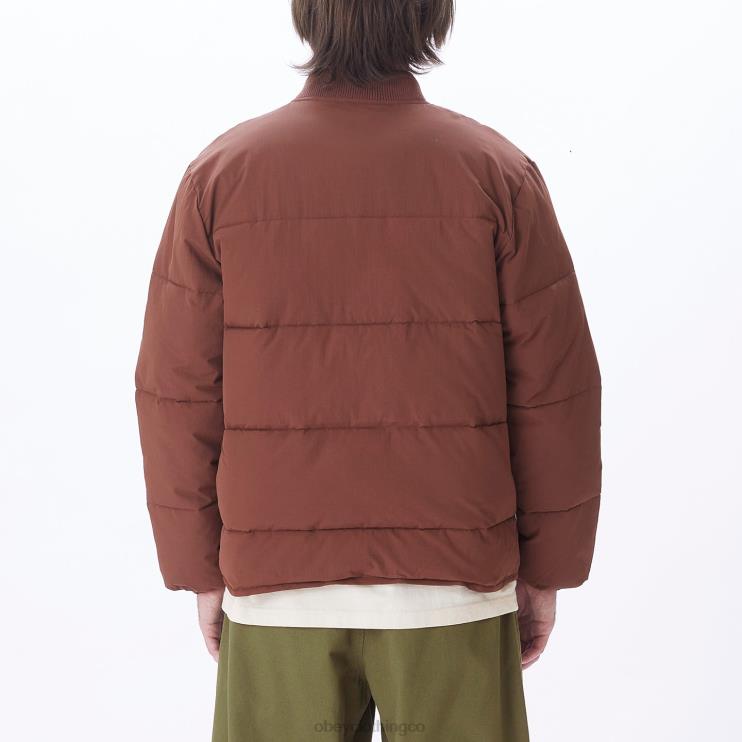 ropa sepia 8RB6X823 OBEY hombres chaqueta charlie
