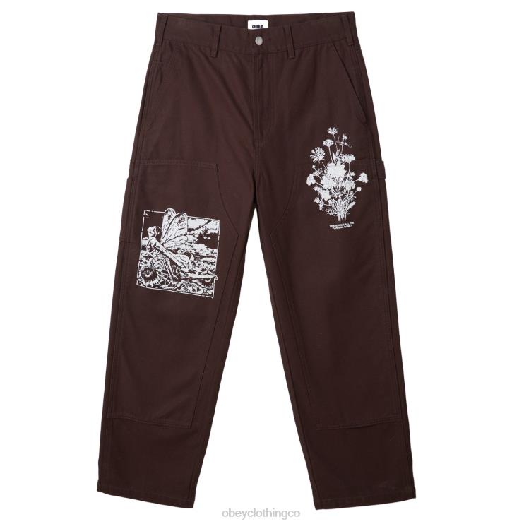 ropa Java 8RB6X920 OBEY hombres carpintero estampado sarga big timer