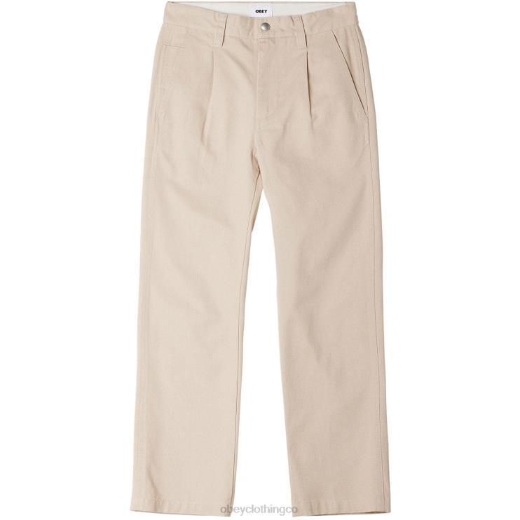 ropa arcilla 8RB6X940 OBEY hombres pantalón inmobiliario