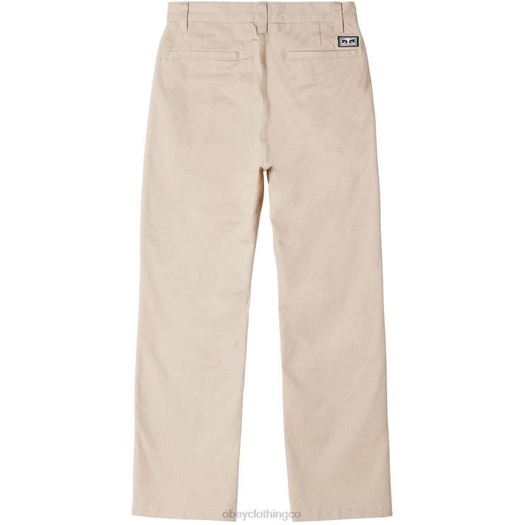 ropa arcilla 8RB6X940 OBEY hombres pantalón inmobiliario