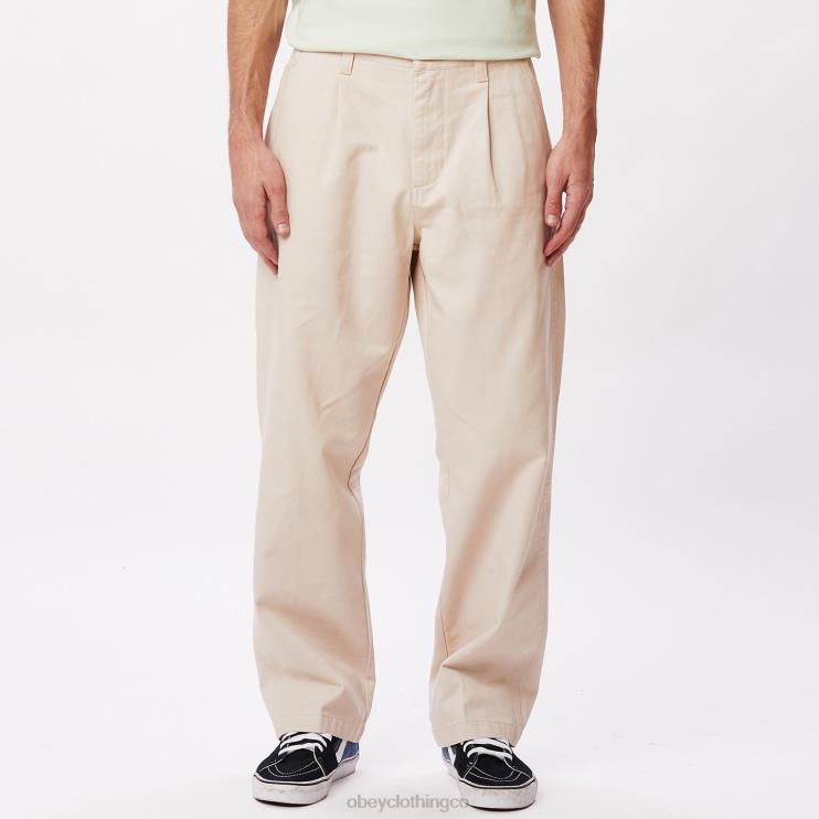 ropa arcilla 8RB6X940 OBEY hombres pantalón inmobiliario