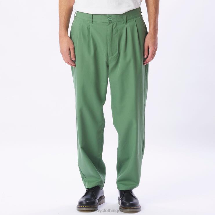 ropa jade 8RB6X955 OBEY hombres pantalón plisado fubar