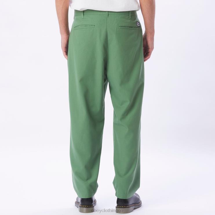 ropa jade 8RB6X955 OBEY hombres pantalón plisado fubar