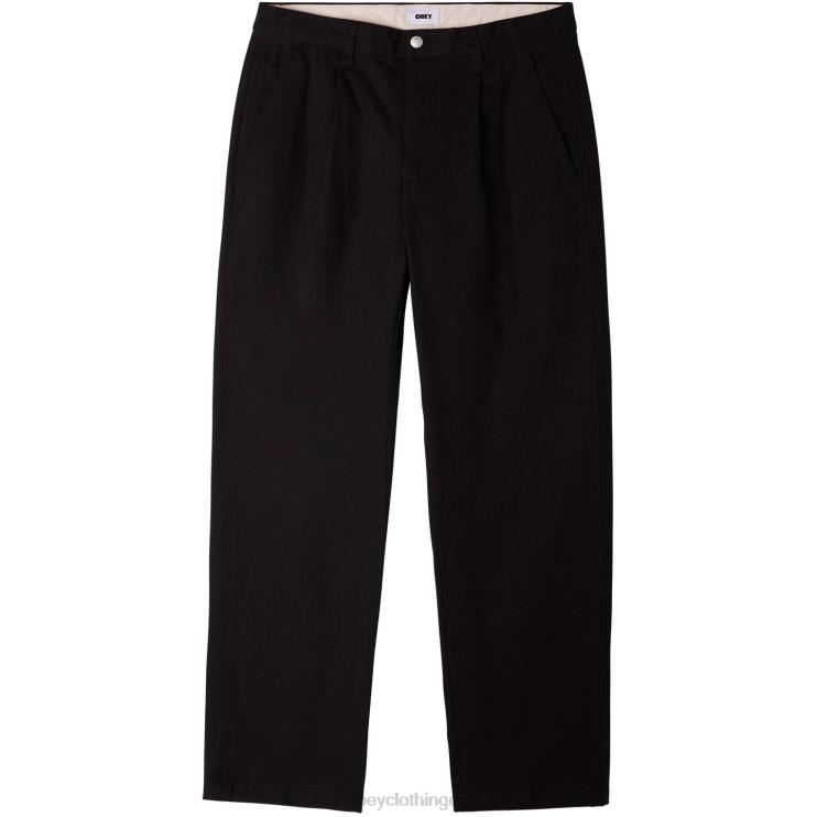 ropa negro 8RB6X942 OBEY hombres pantalón inmobiliario