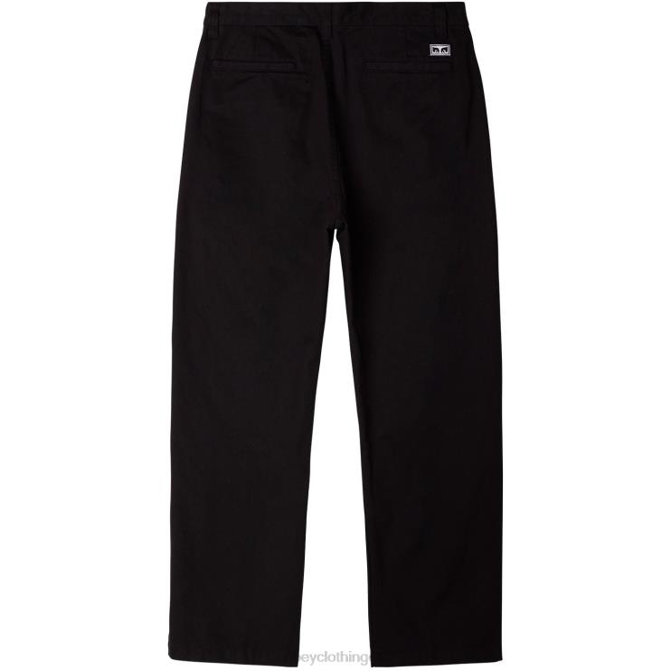 ropa negro 8RB6X942 OBEY hombres pantalón inmobiliario