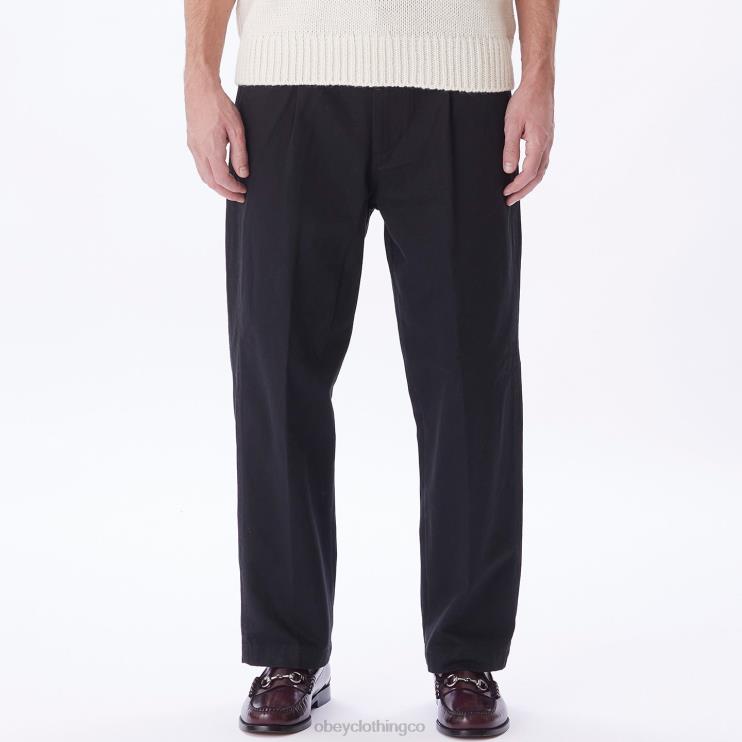 ropa negro 8RB6X942 OBEY hombres pantalón inmobiliario