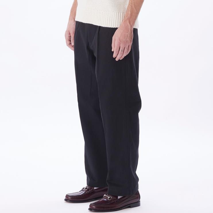 ropa negro 8RB6X942 OBEY hombres pantalón inmobiliario