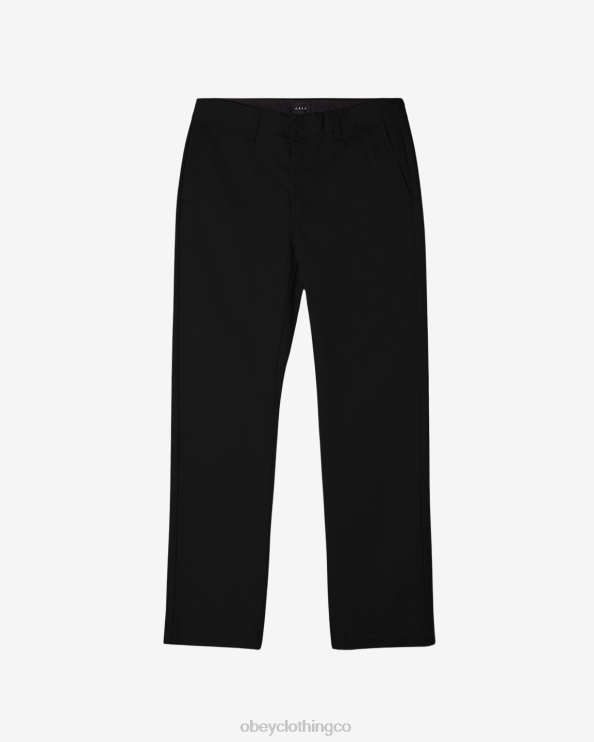 ropa negro 8RB6X973 OBEY hombres pantalón rezagado
