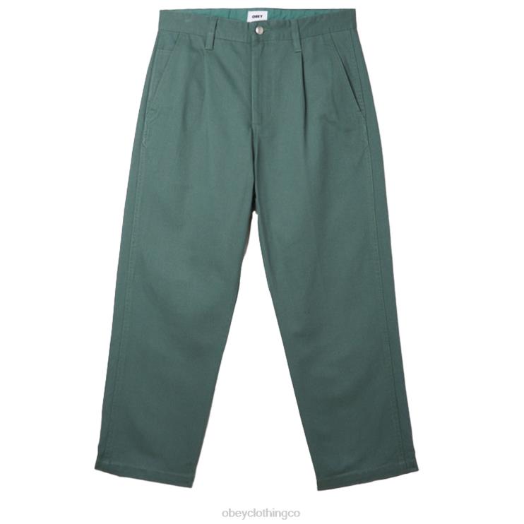 ropa pino plateado 8RB6X945 OBEY hombres pantalón inmobiliario