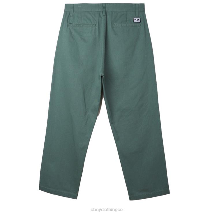 ropa pino plateado 8RB6X945 OBEY hombres pantalón inmobiliario