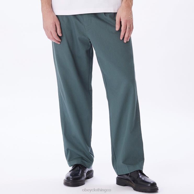 ropa pino plateado 8RB6X945 OBEY hombres pantalón inmobiliario