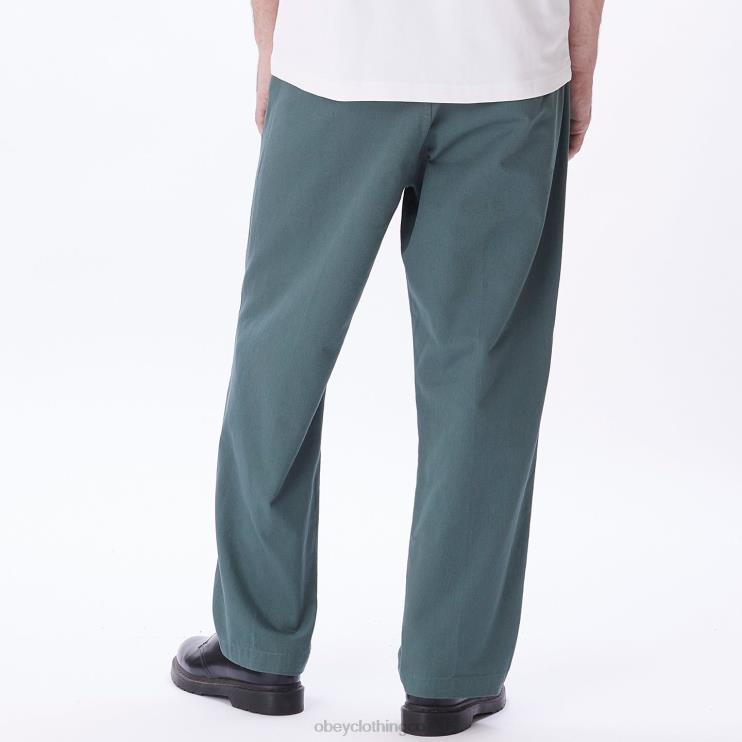 ropa pino plateado 8RB6X945 OBEY hombres pantalón inmobiliario