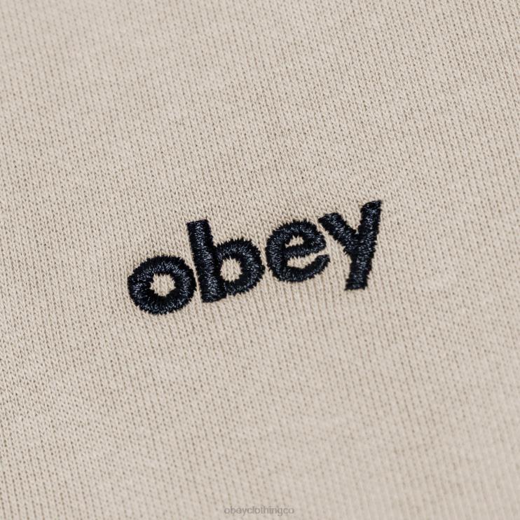ropa Gris plateado 8RB6X1045 OBEY hombres siempre cuello redondo