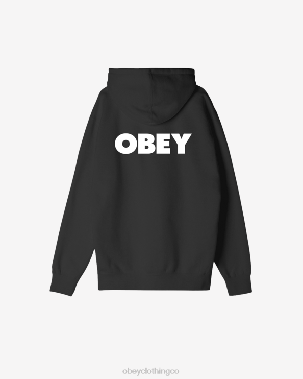 ropa negro 8RB6X1017 OBEY hombres capucha premium audaz